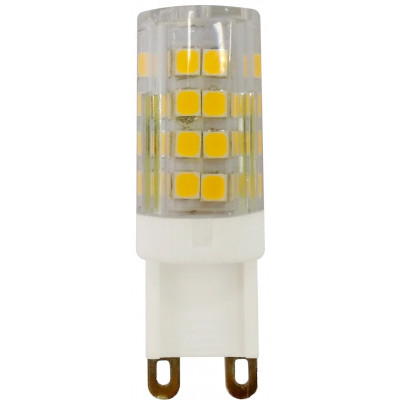 Лампа светодиодная LED JCD-3,5W-CER-827-G9 (диод, капсула, 3,5Вт, тепл, G9) (100/1000/30000)