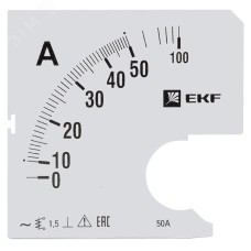 Шкала сменная для A961 50/5А-1,5 EKF PROxima