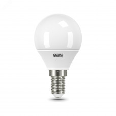 Лампа Gauss Elementary Шар 10W 750lm 6500K Е14 LED 1/10/100