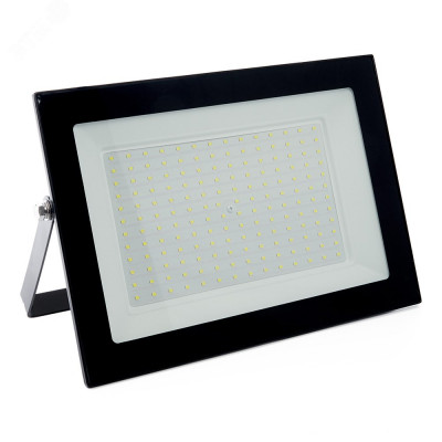 Прожектор светодиодный 2835SMD, 150W 6400K  AC220V/50Hz IP65, черный в компактном корпусе, SFL90-150