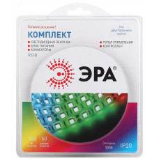 Набор со светодиодной лентой 12В 5050kit-14,4-60-12-IP20-RGB-5м