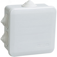 Коробка расп. КМ41255 о/п 100х100х50мм IP44 6 вв. серая IEK