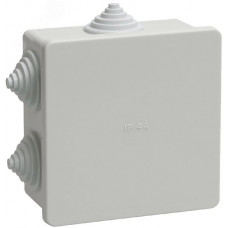 Коробка расп. КМ41235 о/п 85х85х40мм IP44 6 вв. серая IEK