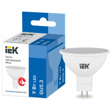 Лампа LED MR16 софит 9Вт 230В 6500К GU5.3 IEK