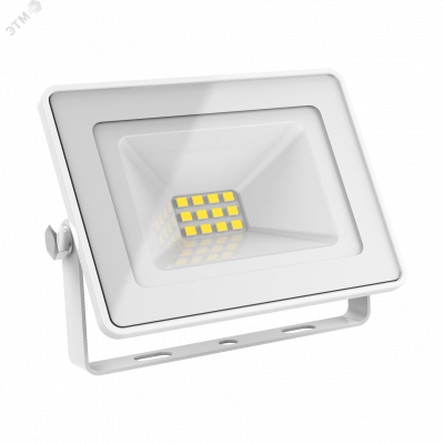 Прожектор Gauss Elementary 10W 850lm 6500K 200-240V IP65 белый LED 1/20