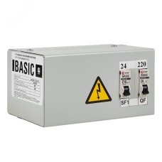 Ящик с понижающим трансформатором ЯТП 0,25кВА 220/24В (2 автомата) EKF Basic