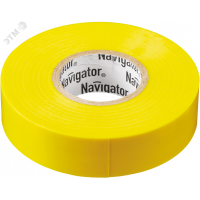 Изолента Navigator 71 105 NIT-B15-20/Y жёлтая