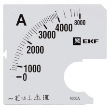 Шкала сменная для A961 4000/5А-1,5 EKF PROxima