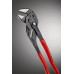 KNIPEX Клещи переставные - гаечный ключ, 68 мм (2 1/2''), L-300 мм, Cr-V, серые, обливные рукоятки, с держателем для торгового оборудования, KN-8601300SB