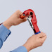 KNIPEX TubiX труборез для стали и цветных металлов, рез d 6 - 35 мм (1/4''-1 3/8''), толщина стенок до 2 мм, L-260 мм, с держателем для торгового оборудования, KN-9