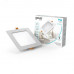 Светильник Gauss Basic Downlight квадрат 9W 720lm 4000K 170-260V IP20 120*26 белый LED 1/100