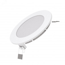 Светильник Gauss Slim круг 6W 400lm 4000K 180-265V IP20 монтаж ?105 120*22 LED 1/20