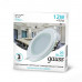 Светильник Gauss Glass круг 12W 990lm 4000K 185-265V IP20 монт ?130 160*36 с дек стеклом LED 1/10/40