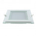 Светильник Gauss Glass кв 6W 450lm 3000K 185-265V IP20 монт 80х80 100*100*36 с дек стеклом LED 1/10/40