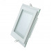 Светильник Gauss Glass кв 12W 900lm 3000K 185-265V IP20 монт 130х130 160*160*30 с дек стек LED 1/40