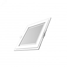 Светильник Gauss Glass кв 18W 1390lm 3000K 185-265V IP20 монт 170х170 200*200*36 с дек стек LED 1/20