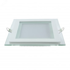 Светильник Gauss Glass кв 6W 490lm 4000K 185-265V IP20 монт 80х80 100*100*36 с дек стеклом LED 1/10/40