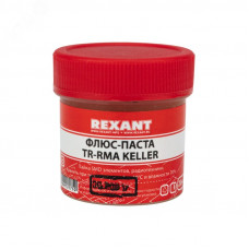 Флюс для пайки, паста TR-RMA KELLER, 20 мл, банка, REXANT