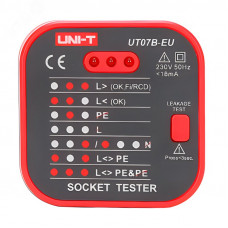 Тестер розеток UNI-T UT07B-EU