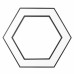 Светильник светодиодный Geometria Hexagon SPO-123-B-40K-045 45Вт 4000К 2500Лм IP40 600*600*80 черный подвесной