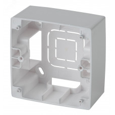 Коробка наклад. монтажа 1 пост, Эра12, алюминий (20/200/1600) 12-6101-03