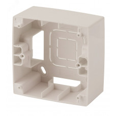 Коробка наклад. монтажа 1 пост, Эра12, слоновая кость (20/200/1600) 12-6101-02