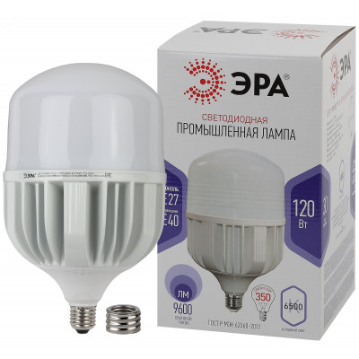 Лампа светодиодная LED POWER T160-120W-6500-E27/E40 E27/E40 120Вт колокол холодная дневного цвета