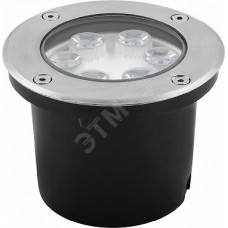 Светильник тротуарный, 6LED зеленый, 6W, 120xH90mm, внутренний диаметр: 104mm, IP 67, SP4112, артикул 32112