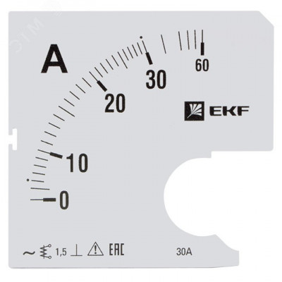 Шкала сменная для A961 30/5А-1,5 EKF PROxima