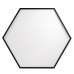 Светильник светодиодный Geometria Hexagon SPO-122-B-40K-066 66Вт 4000К 4800Лм IP40 800*800*80 черный подвесной