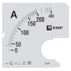 Шкала сменная для A961 200/5А-1,5 EKF PROxima