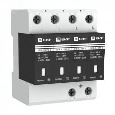 Ограничитель импульсных напряжений серии ОПВ-C/4P In 20кА 400В EKF