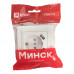 Минск Розетка 1-местная СП с/з 16А белая с защ. штор. с 2 USB 2,1А EKF