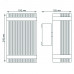 Светильник садово-парковый Gauss Enigma настенный архитектурный, 2xGU10, 100*105*245mm, 170-240V / 50Hz, 2xMax.50W, IP54 (1/12)
