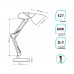 Светильник настольный Gauss модель GTL003 60W 220-240V E27 белый струбцина и основание 1/12