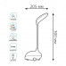 Светильник настольный Gauss Qplus модель GTL701 6W 330lm 2700-6000K  5V Li-ion 1200mA белый детский диммируемый LED 1/10/30