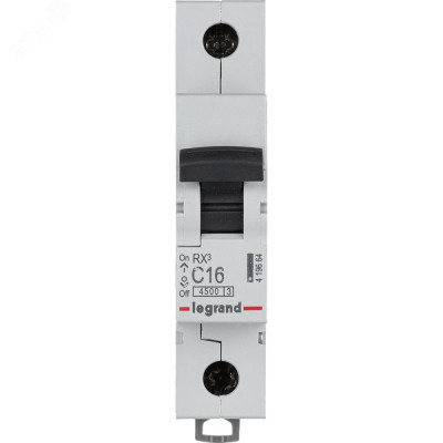 Выключатель автоматический однополюсный RX3 4,5 кА C 16 А