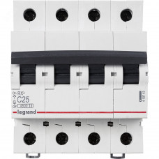Выключатель автоматический четырехполюсный RX3 4,5 кА C 25 А
