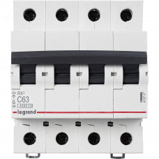 Выключатель автоматический четырехполюсный RX3 4,5 кА C 63 А