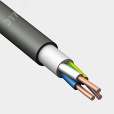 Кабель силовой ВВГнг(А)-LSLTx 3х1.5(ок)           (N.PE)-0.660 однопроволочный