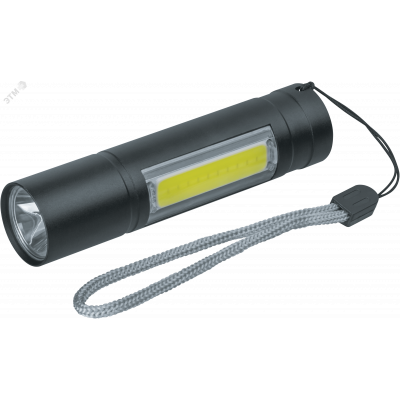 Фонарь Navigator 14 662 NPT-KC06-ACCU брелок.алюм.1LED(1Вт)+1СOB LED(3Вт),3 реж