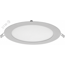 Светильник светодиодный ДВО-12w OLP-R1-12W-R170-6.5K-WH-LED