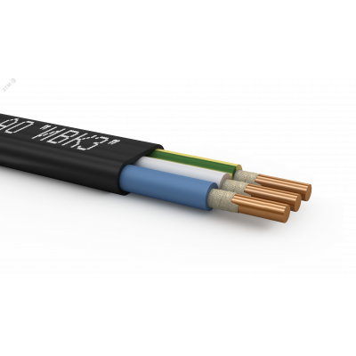 Кабель силовой ВВГ-Пнг(А)-FRLS 3х2.5 ок           (N.РЕ)-0.66 плоский ТРТС