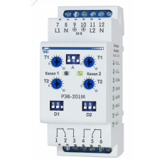 Реле времени двухканальное РЭВ-201М 7 программ