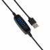 Светильник Gauss кольцевой 10W 600lm 3000-6500K 5V USB IP20 160*23мм черный дим, пульт LED 1/48