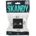 SKANDY Розетка двойная TV+SAT SK-A13Bl черный IEK