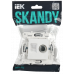 SKANDY Розетка двойная TV+RJ45 кат.5E SK-A14W арктический белый IEK