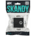 SKANDY Розетка двойная TV+RJ45 кат.5E SK-A14Bl черный IEK