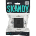 SKANDY Розетка компьютерная RJ45 кат.5E SK-K01Bl черный IEK