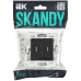 SKANDY Выключатель 2-клавишный проходной с индикацией 10А SK-V10Bl черный IEK